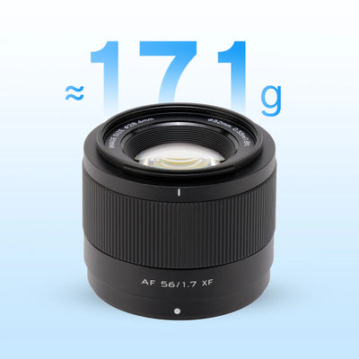 Viltrox Air AF 56mm f/1.7 APS-C lightweight lens, about 171g