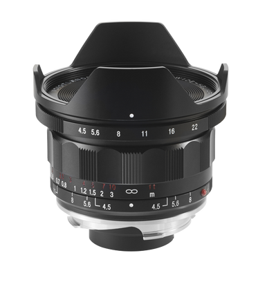 Voigtlander Super Wide Heliar 15mm f/4.5 Aspherical III for Leica M with built-in hood