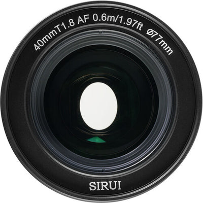 RENTAL ! SIRUI 40mm T1.8 1.3x APSC ANAMORPHIC AUTOFOCUS lens