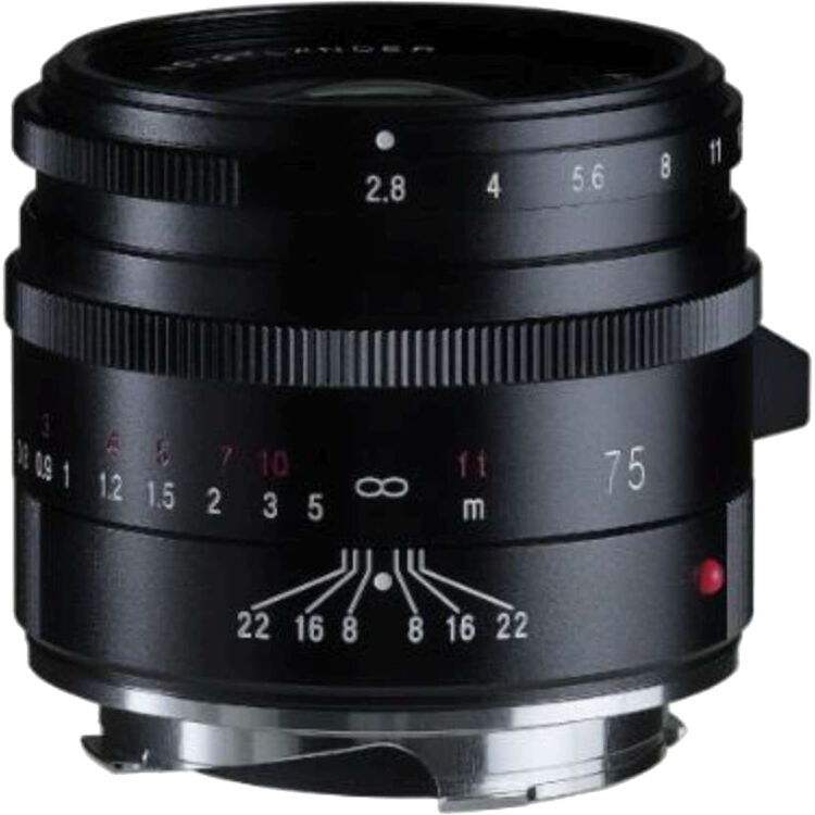 Voigtlander NOKTON VM 75mm f2.8 APO-SKOPAR, Black, Leica M mount