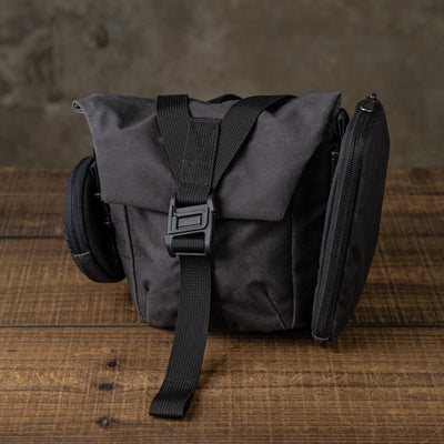 WOTANCRAFT Travel Camera Bag "PILOT" 2L, CHARCOAL BLACK