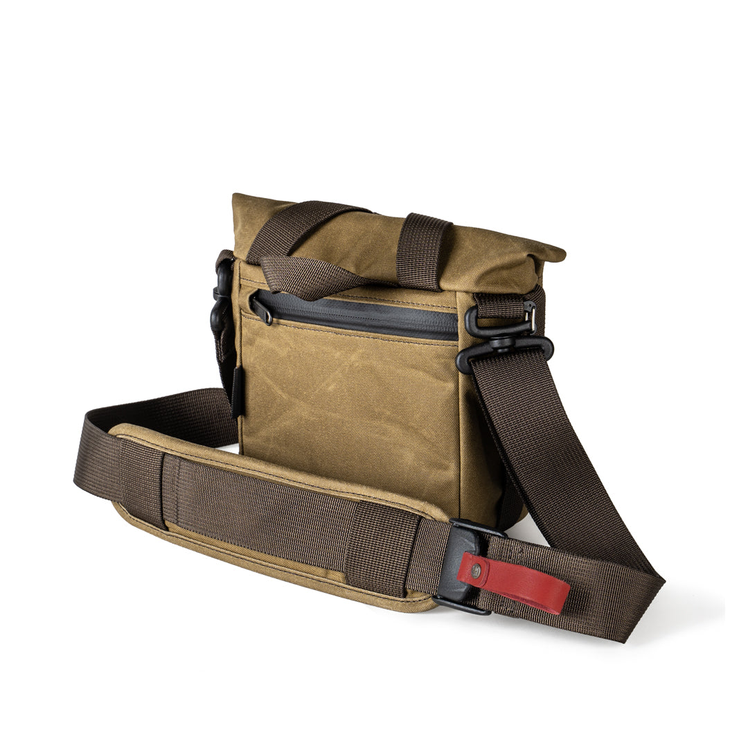 WOTANCRAFT Travel Camera Bag "PILOT" 2L, KHAKI BROWN