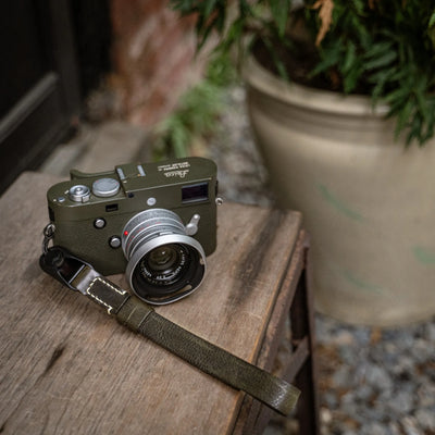 WOTANCRAFT Full Leather WRIST straps - Peak Design clip (5 styles)