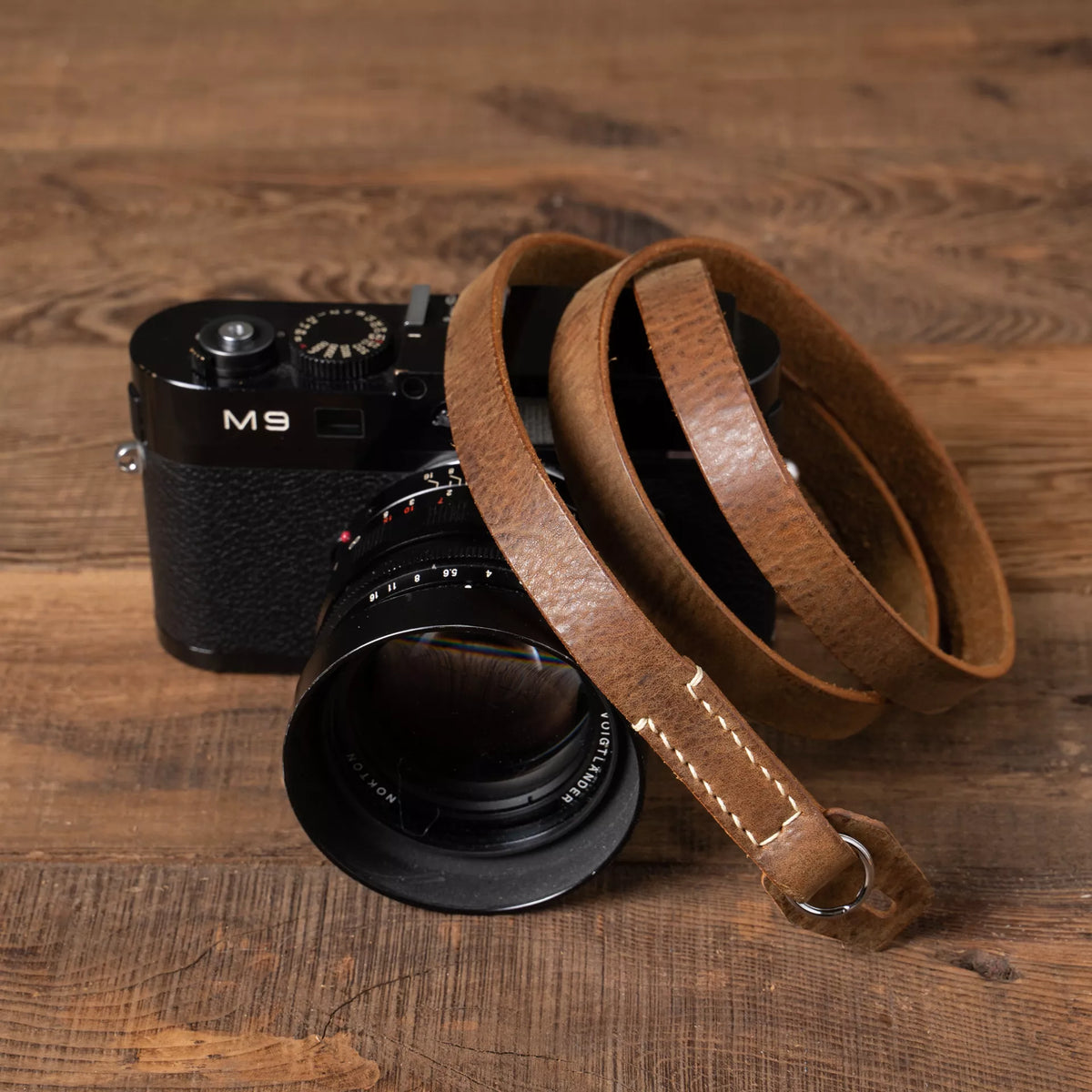 WOTANCRAFT Full Leather NECK straps - O'Ring (5 styles)