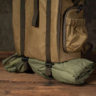 WOTANCRAFT Travel Camera Backpack "PILOT" 18L, KHAKI BROWN