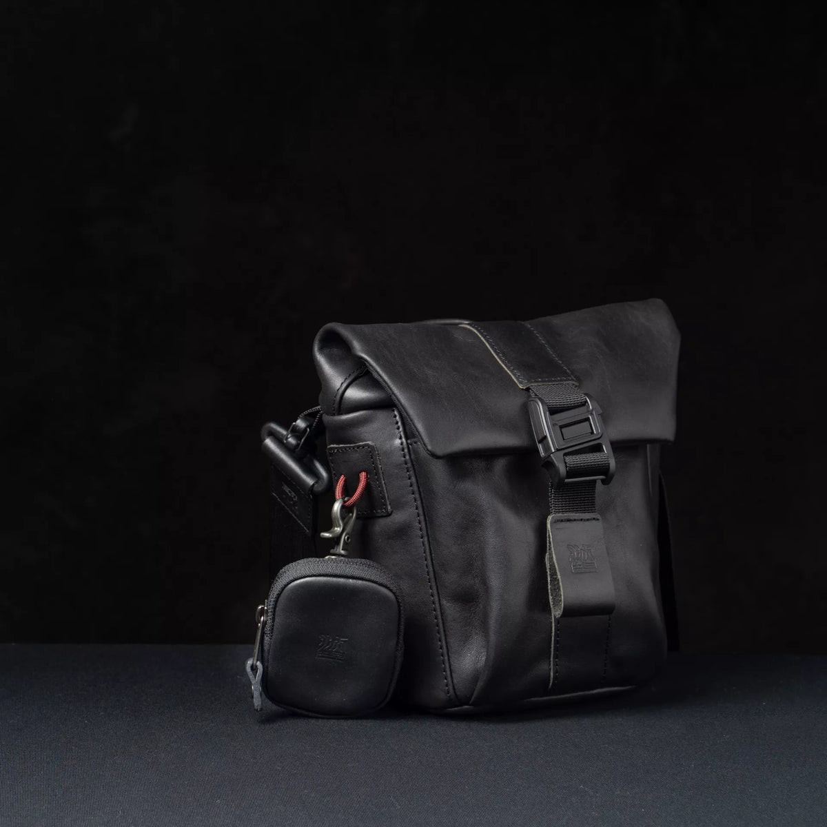 SALE ! WOTANCRAFT FULL LEATHER Side Pouch
