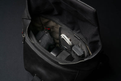 WOTANCRAFT Travel Camera Bag "PILOT" 3.5L, FULL LEATHER