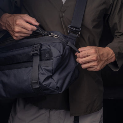 WOTANCRAFT Sling Bag "EASY RIDER" v2, 10L, Black