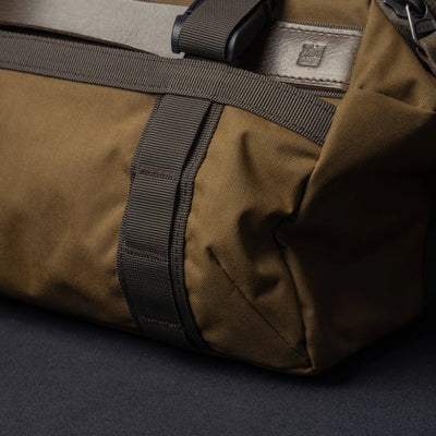 Wotancraft Easy Rider khaki Cordura fabric and webbing close-up