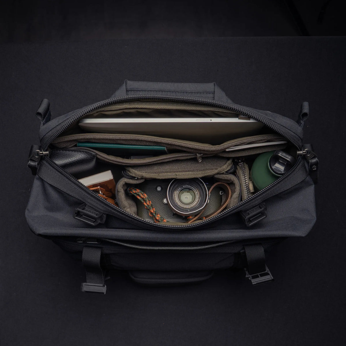 WOTANCRAFT Sling Bag "EASY RIDER" v2, 10L, Black
