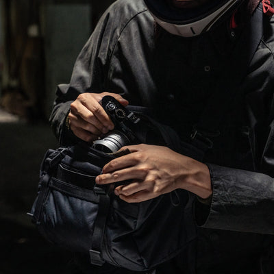 WOTANCRAFT Sling Bag "EASY RIDER" v2, 10L, Black