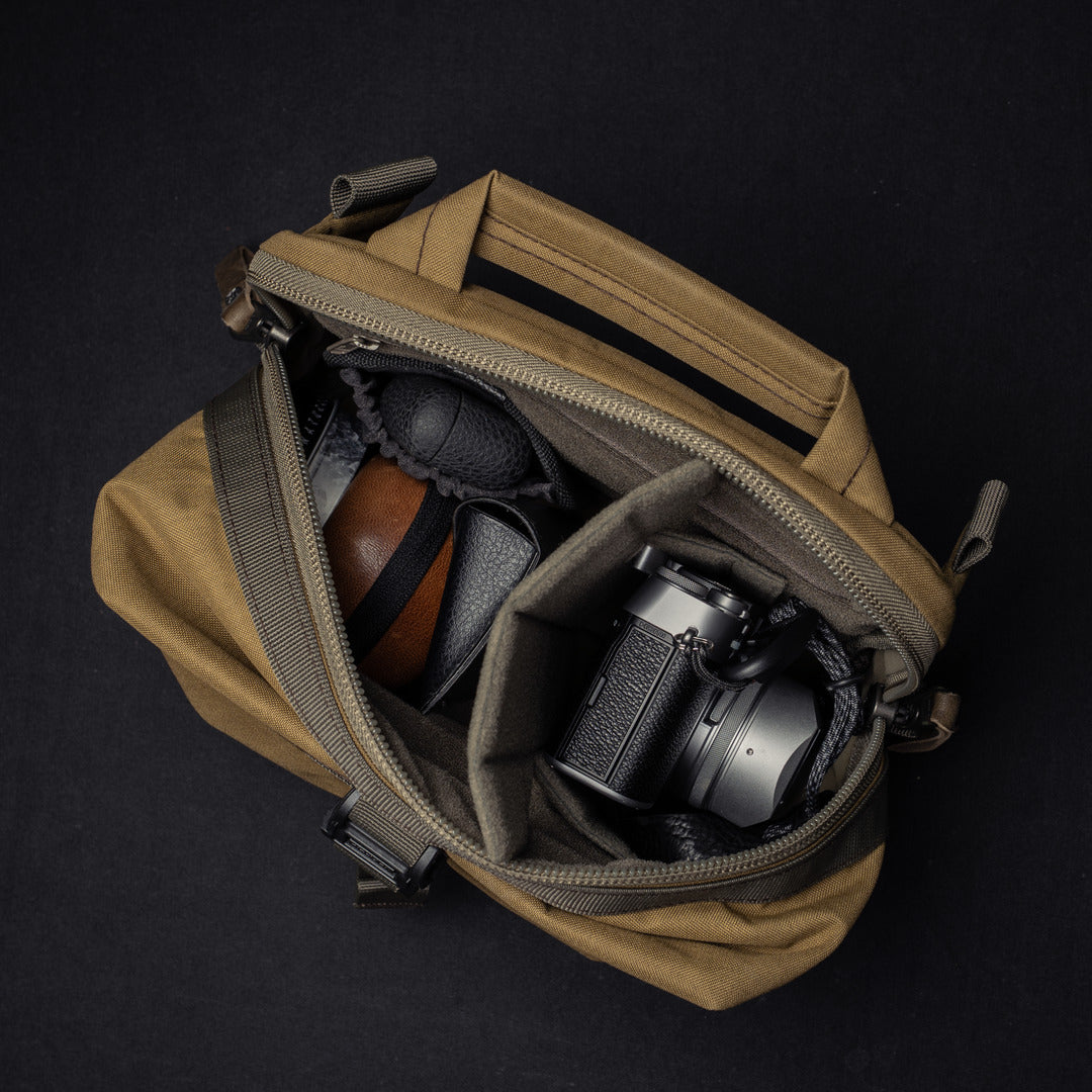 WOTANCRAFT Sling Bag "MINI RIDER" v2, 4.5L, Khaki Brown