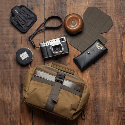 WOTANCRAFT Sling Bag "MINI RIDER" v2, 4.5L, Khaki Brown