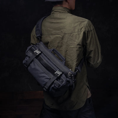 WOTANCRAFT Sling Bag "EASY RIDER" v2, 10L, Black