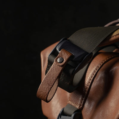 SALE ! WOTANCRAFT Travel Camera Bag "PILOT" 2L, FULL BROWN LEATHER