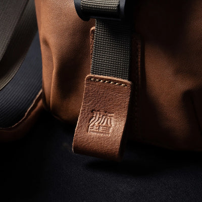 SALE ! WOTANCRAFT Travel Camera Bag "PILOT" 2L, FULL BROWN LEATHER