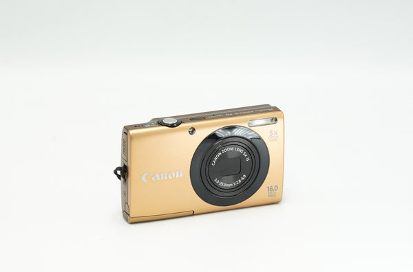 CANON Powershot A3400 IS - Gold/Brown 16 MP DIGITAL camera