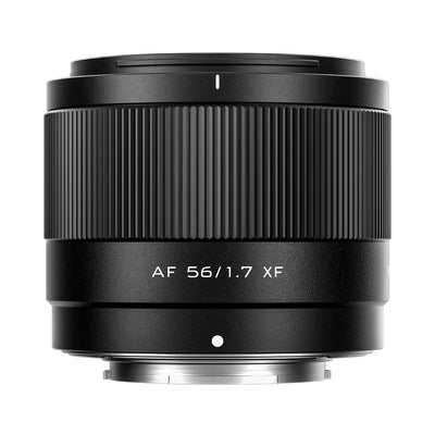 Viltrox Air AF 56mm f/1.7 XF Fuji X lens, front view