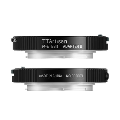 TTArtisan M-E 6-bit adapter II, front and back side views