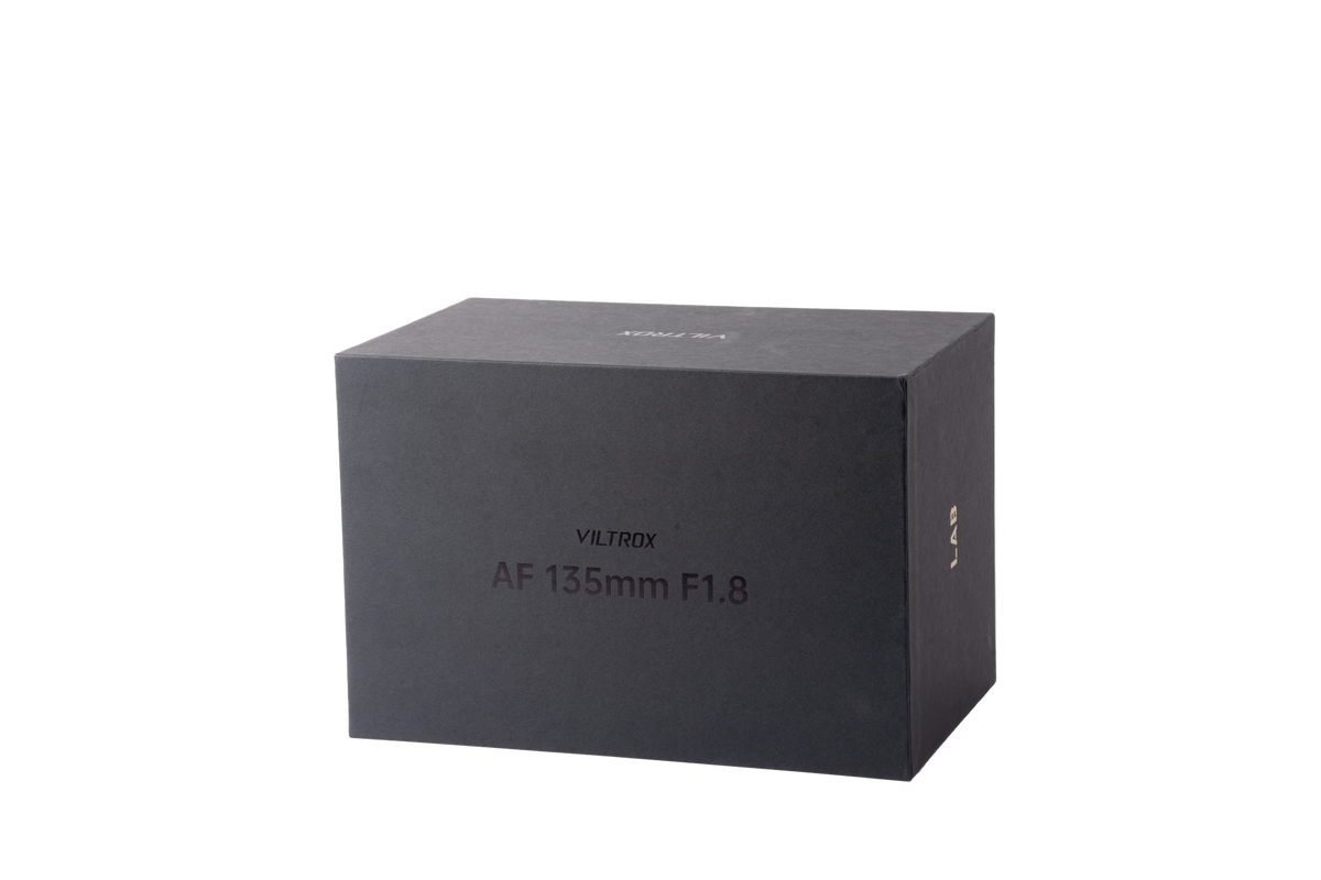 Viltrox LAB AF 135mm f/1.8 retail box