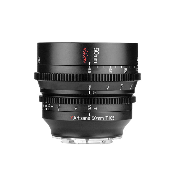 7ARTISANS Vision 50mm T1.05 Super 35 Cine lens, Sony E