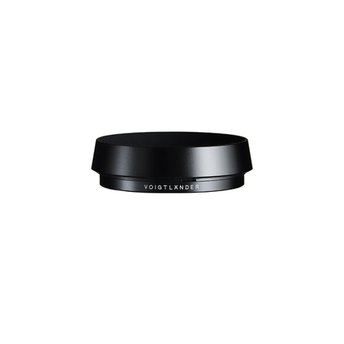 Voigtlander LH-14 black metal lens hood, side view