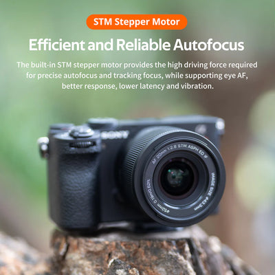 Viltrox AF 20mm f/2.8 FE on a Sony A6700 outdoors, STM stepper motor autofocus