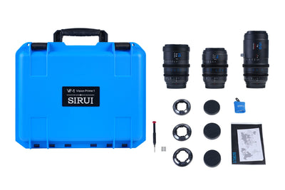 SIRUI VISION PRIME 15/75/150mm SET, FULL FRAME Cine Lens