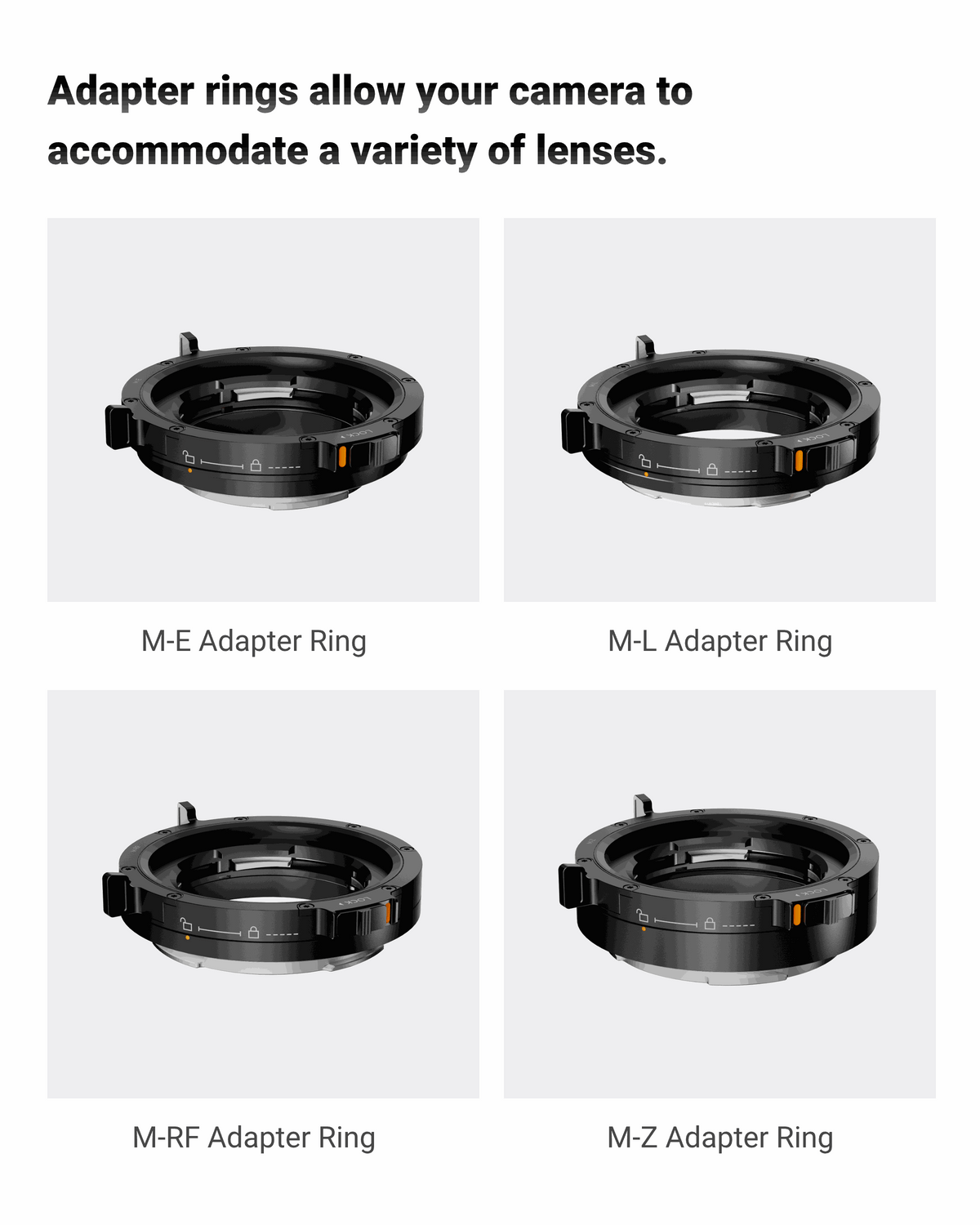 Thypoch adapter rings for Leica M lenses: M-E, M-L, M-RF and M-Z