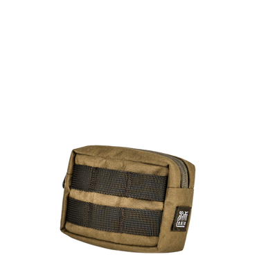 Wotancraft Armor 2 small pocket in brown Cordura with webbing