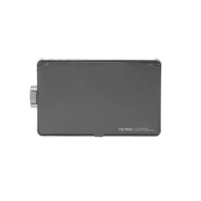 Viltrox DC-A1 7 inch monitor with special sunshade cover fitted