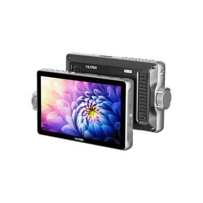 Viltrox DC-A1 7 inch 2800 nits ultra-bright touchscreen camera monitor, front and back