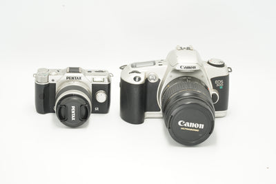 PENTAX Q10 & 3-lenses, 10 MP PREMIUM DIGITAL COMPACT camera, silver