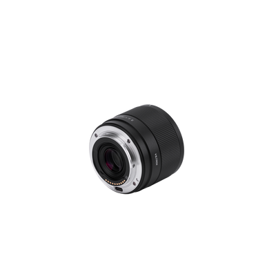 Viltrox Air AF 25mm f/1.7 E lens, rear view with mount contacts