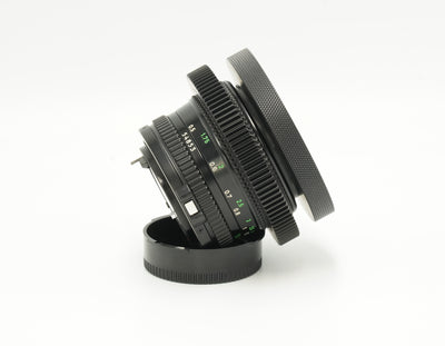 Canon nFD 50mm f1.2 with CINE MOD options
