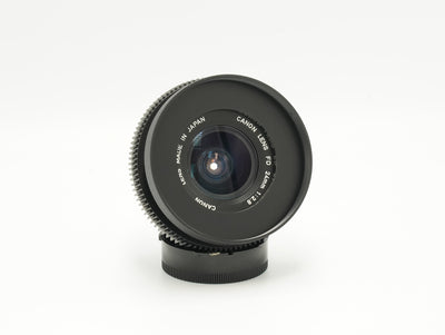 Canon nFD 24mm f2.8 with CINE MOD options