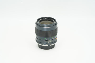 Minolta 35mm lens, side view with focus scale