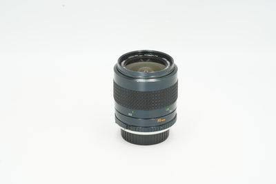 Minolta 35mm lens, side view with depth of field scale