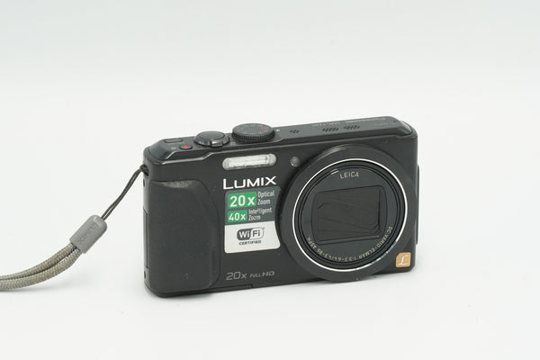 PANASONIC LUMIX DMC-TZ40 18MP with WIFI digital camera, black