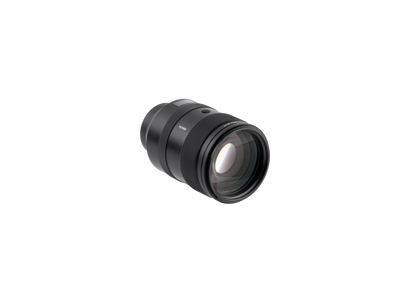 Viltrox LAB AF 135mm f/1.8 full-frame portrait lens, angled view of the front element