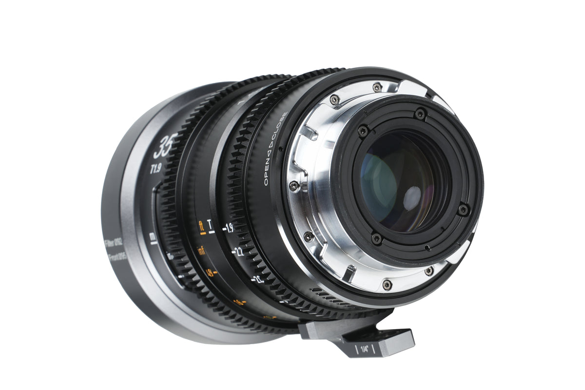 Sirui IronStar 35mm anamorphic lens, rear view of the mount