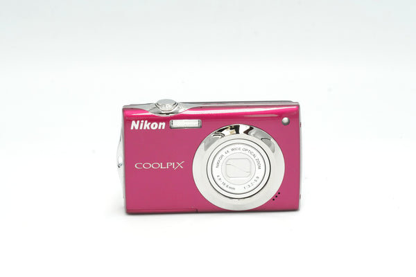 NIKON COOLPIX S4000 TOUCHSCREEN 12MP DIGITAL camera, crimson red