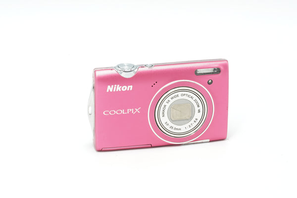 NIKON COOLPIX S5100 12MP DIGITAL camera, pink