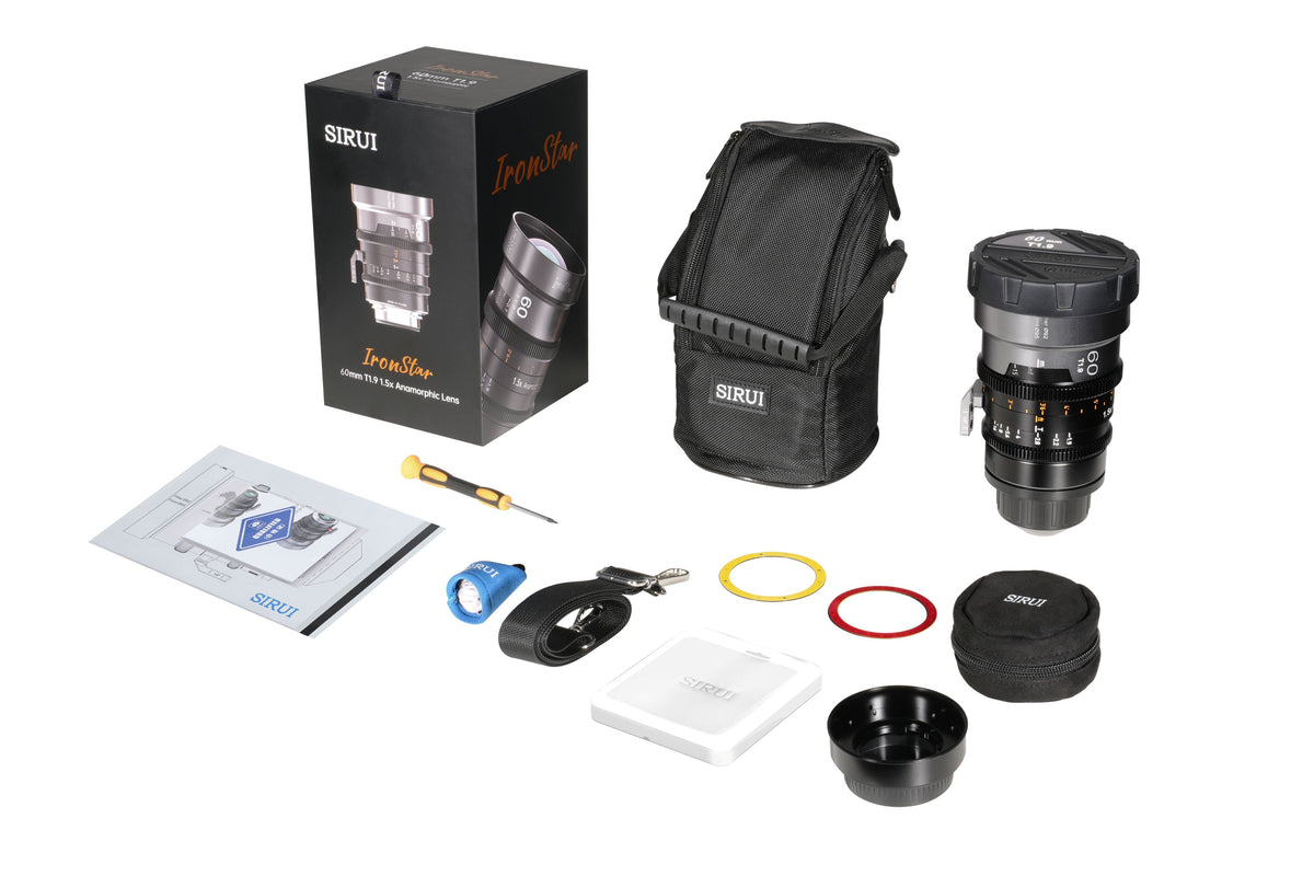 SIRUI IRONSTAR 60mm T1.9 1.5x Full Frame ANAMORPHIC