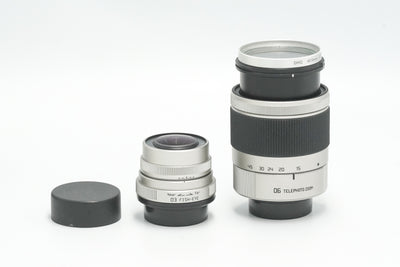 PENTAX Q10 & 3-lenses, 10 MP PREMIUM DIGITAL COMPACT camera, silver