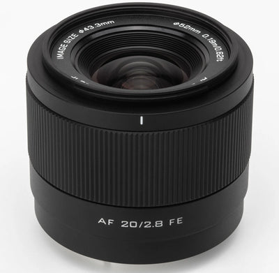 Viltrox Air AF 20mm f/2.8 FE full-frame wide-angle autofocus lens for Sony E-mount