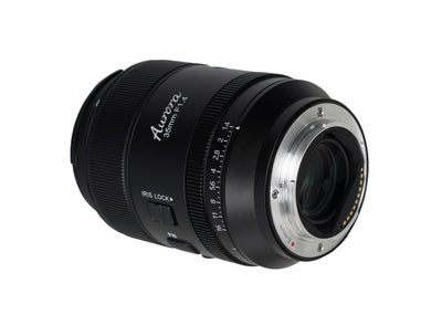Sirui Aurora AF 35mm f/1.4 lens, rear view with mount contacts