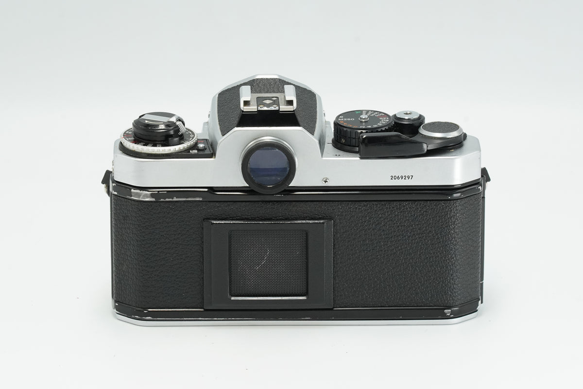 Nikon FE2, silver, with various lens options