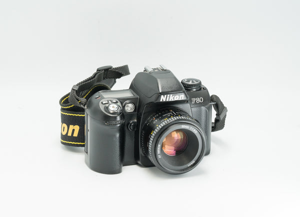 AUTOFOCUS ! Nikon N80/F80 film camera, with 50mm F1.8D AF