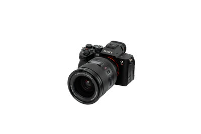 Viltrox LAB AF 35mm f/1.2 FE mounted on a Sony A7 camera